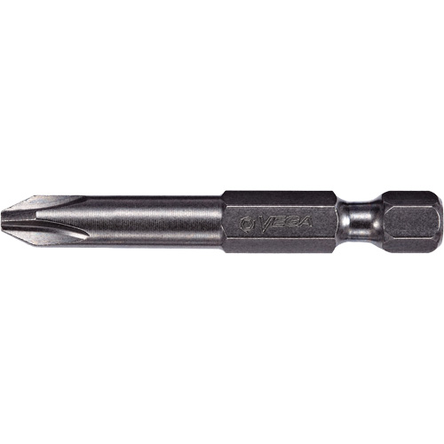 Power Bit, Phillips, #2 Tip, 1/4" Drive Size, 2-3/4" Length Equipment World