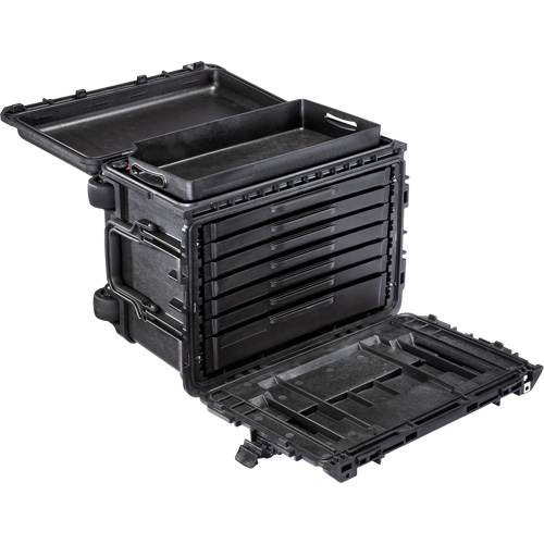 Gen 2 Mobile Tool Chest, 24" W, 6 Drawers, Black Equipment World