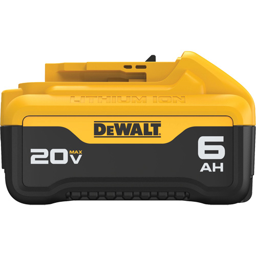 Max XR&reg; Premium Battery Pack, Lithium-Ion, 20 V, 6 Ah Equipment World