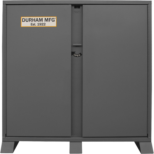 Armoire de rangement avec tablettes pour le chantier, Acier, 47,5 pi³, Gris Equipment World