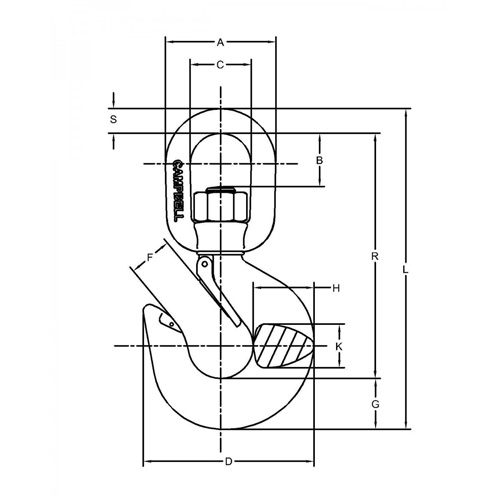 Latched Swivel Hoist Hook Equipment World