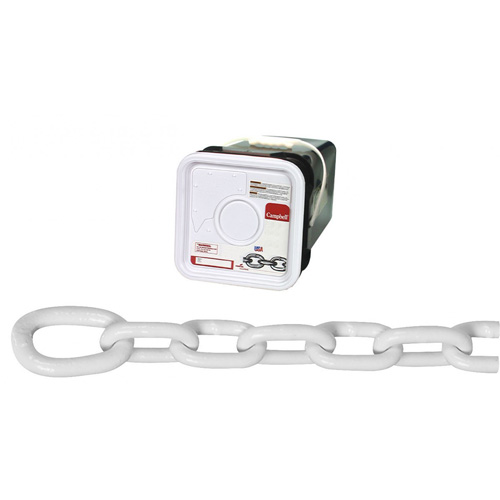 System 3 Anchor Lead Proof Coil Chain, Low Carbon Steel, 5/16" x 75' (22.9 m) L, Grade 30, 1900 lbs. (0.95 tons) Load Capacity Equipment World
