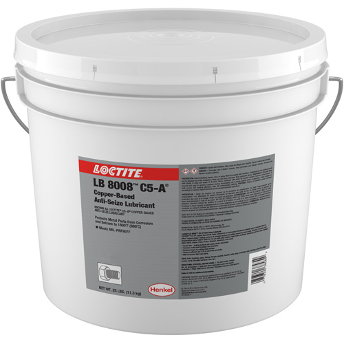 LB 8008 C5-A Copper Anti-Seize Lubricant, 25 lbs., Pail, 1800°F (982°C) Max Temp. Equipment World