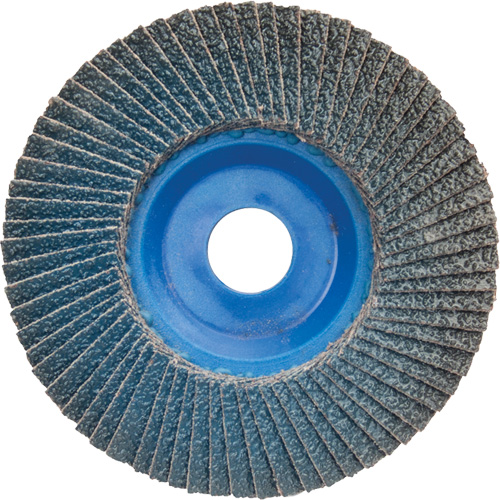 BlueFire R884P Coarse Grit Flap Disc, 5" x 7/8", Type 27, 60 Grit, Zirconia Alumina Equipment World