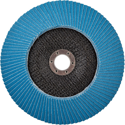 BlueFire R884P Coarse Grit Flap Disc, 7" x 7/8", Type 27, 80 Grit, Zirconia Alumina Equipment World