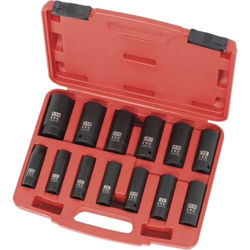 IPS-1312D SAE Socket Set, 13 Pcs, Impact, 1/2" Drive Size, Deep Equipment World