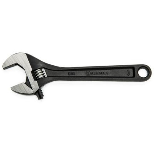 Adjustable Wrench, 6" L, 15/16" Max Width, Black Oxide Equipment World