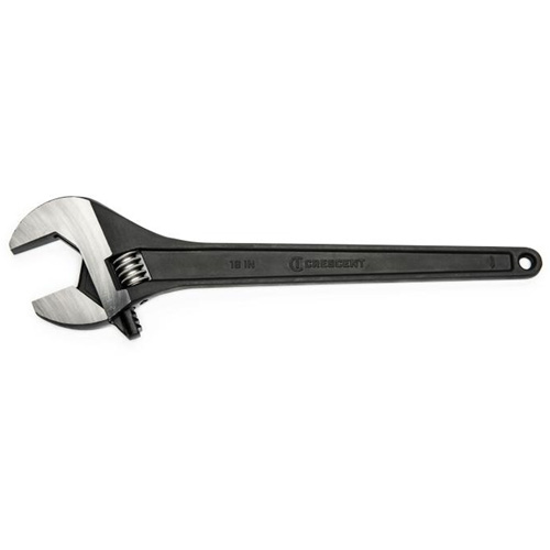Adjustable Wrench, 18" L, 2" Max Width, Black Equipment World