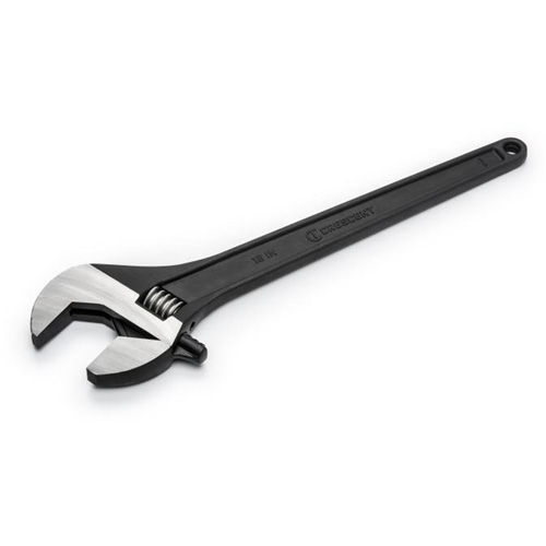Adjustable Wrench, 18" L, 2" Max Width, Black Equipment World