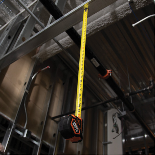 Magnetic Double-Hook Tape Measure, 25', Imperial Graduations Equipment World