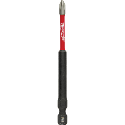 Shockwave Impact-Duty Driver Bit, Phillips, #1 Tip, 1/4" Drive Size, 3-1/2" Length Equipment World