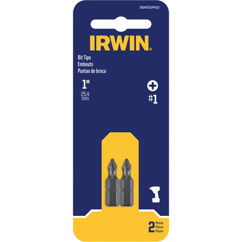 Insert Bits, Phillips, #1, 1/4" Drive Equipment World