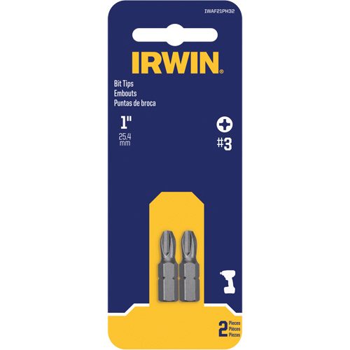 Insert Bits, Phillips, #3, 1/4" Drive Equipment World