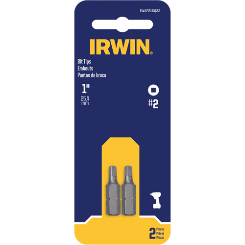Insert Bits, Square, #2, 1/4" Drive Equipment World