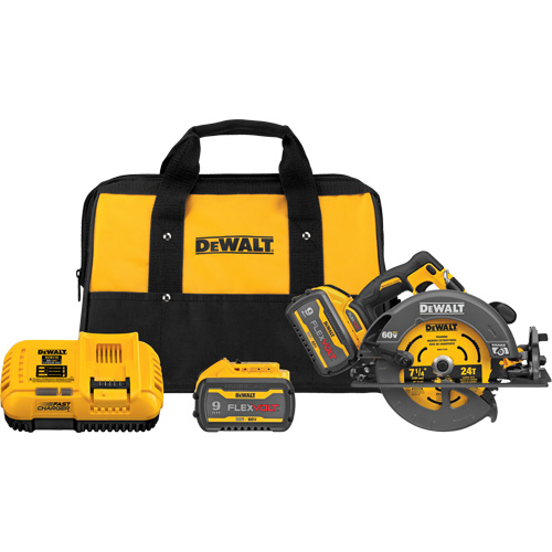Flexvolt&reg; Max** Cordless Circular Saw with Electric Brake Kit, 7-1/4", 60 V Equipment World