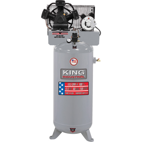 High Output Air Compressor, 50 Gal. (60 US Gal) Equipment World