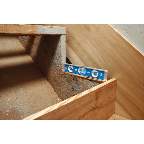 Torpedo Level, 10" L, Aluminum, 1 Vials, Magnetic Equipment World