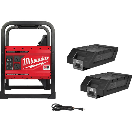 MX Fuel Carry-On Power Supply, 1800 W/3600 W, Lithium Ion, 20-4/5" H x 12" W x 15" D, 49.7 lbs. Equipment World