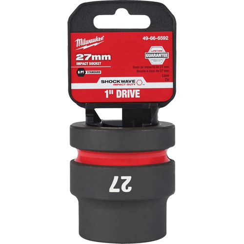 Shockwave Impact Duty Socket, Power, 27 mm, 1" Drive, 6 Points Equipment World