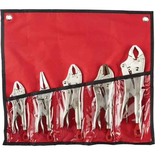 Torque Lock Locking Pliers Kit, 5 Pieces Equipment World