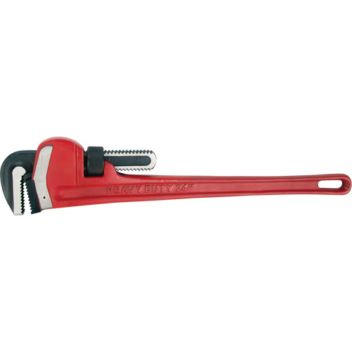 Pipe Wrench, 3" Jaw Capacity, 24" Long, Powder Coated Finish, Ergonomic Handle Equipment World