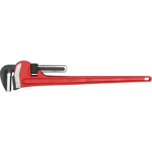 Pipe Wrench, 5" Jaw Capacity, 36" Long, Powder Coated Finish, Ergonomic Handle Equipment World