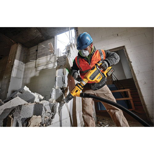 Extracteur de poussi&egrave;re pour ciselage au marteau de d&eacute;molition Equipment World