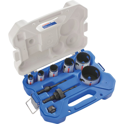 Plumber Bi-Metal Hole Saw Set, 9 Pieces Equipment World