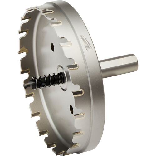 One-Piece Carbide Hole Cutters, 4", 3/16" Depth of Cut Equipment World