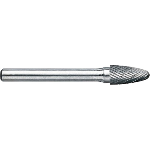 Drillco&reg; Magnum Double Cut Solid Carbide Burr, SG-5, 1/2" Dia., 1/4" Shank, 1" Depth of Cut Equipment World