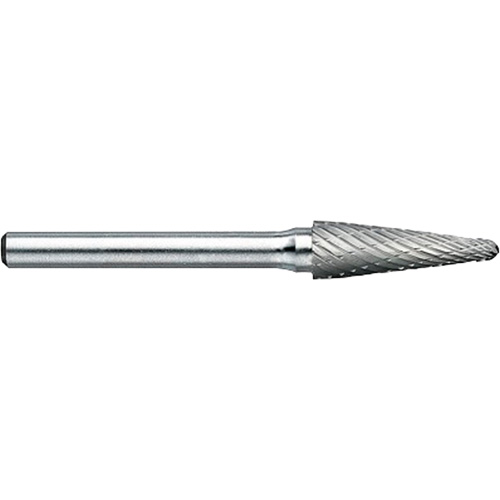 Drillco&reg; Magnum Double Cut Solid Carbide Burr, SL-3, 3/8" Dia., 1/4" Shank, 1-1/16" Depth of Cut Equipment World