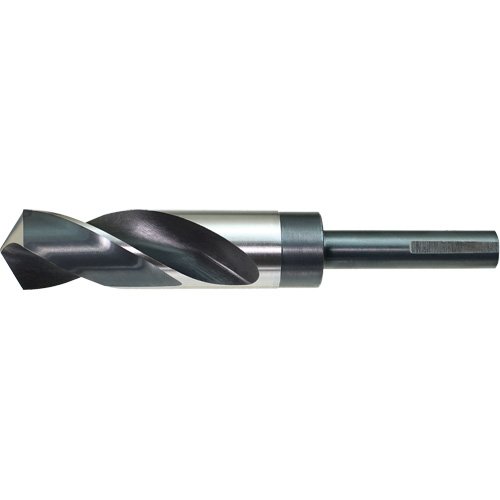 Drillco&reg; 3-Flat S&D Reduced Shank Drill Bit, 9/16", High Speed Steel, 3" Flute, 118° Point Equipment World