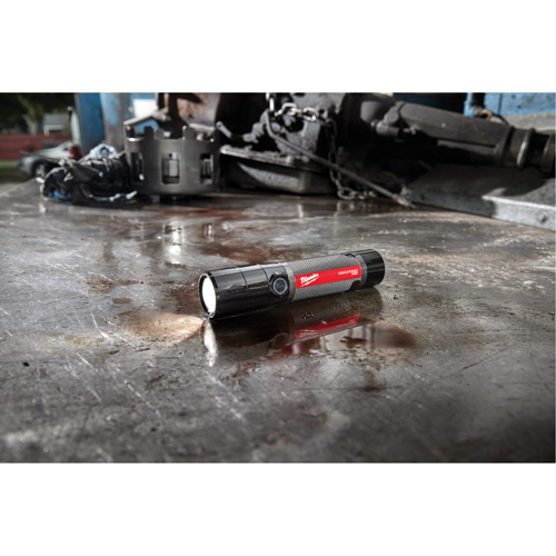 USB Compatible Compact Flashlight, LED, 800 Lumens, Rechargeable Batteries Equipment World