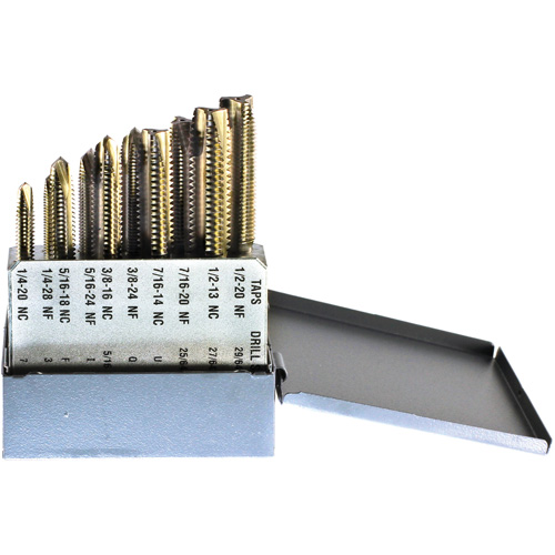 Drillco&reg; Tap Set, 10 Pieces Equipment World