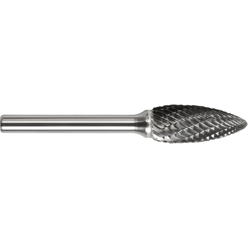 Drillco&reg; Single Cut Flame Shaped Burr, SH-41L2 Equipment World