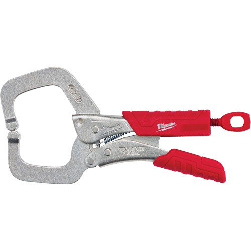 Torque Lock Locking Pliers with Regular Jaws & Grip, 6" Length, C-Clamp Equipment World