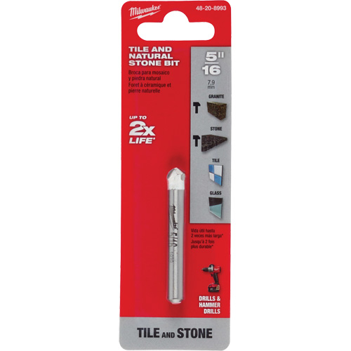 Natural Stone Bit, 5/16", Carbide Equipment World