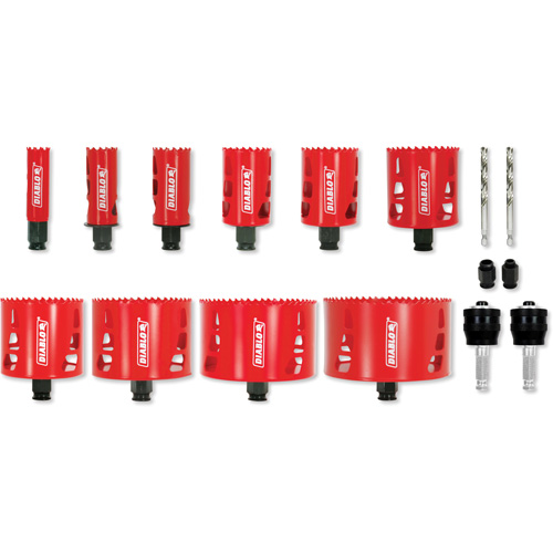 Electrician's Bi-Metal Hole Saw Set, 16 Pieces Equipment World