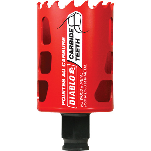 Wood & Metal Hole Saw, 1-7/8", 2-3/8" Depth of Cut, Carbide Equipment World