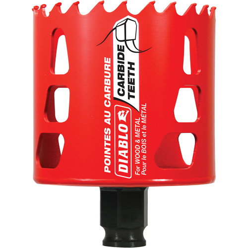 Wood & Metal Hole Saw, 2-3/4", 2-3/8" Depth of Cut, Carbide Equipment World