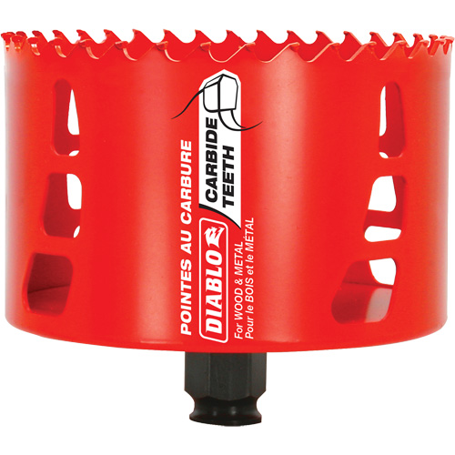 Scie cloche pour bois et m&eacute;tal, 4-1/8", Profondeur de la coupe 2-3/8", Carbure Equipment World