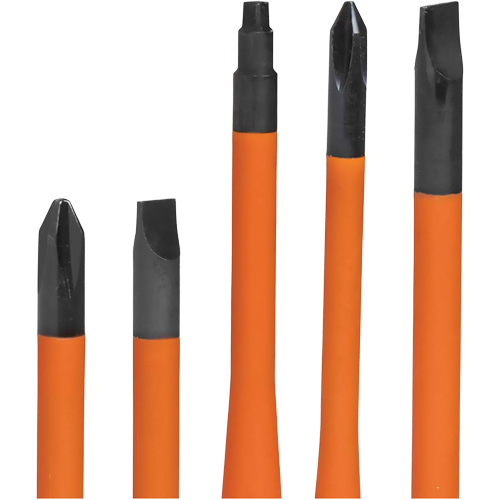 Slim-Tip Insulated Screwdriver Set, 1000 V, 6 Pcs Equipment World
