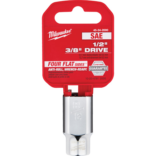 SAE Socket with Four Flat Sides, 3/8", 1/2" Drive, 6 Points Equipment World