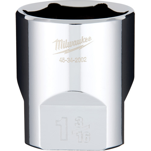 SAE Socket with Four Flat Sides, 1-3/16", 1/2" Drive, 6 Points Equipment World