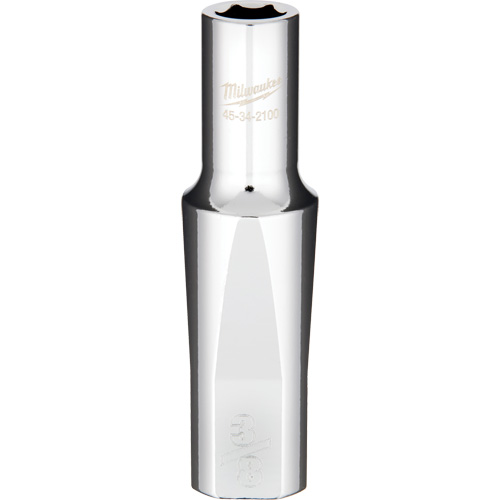 SAE Socket with Four Flat Sides, 3/8", 1/2" Drive, 6 Points, Deep Equipment World