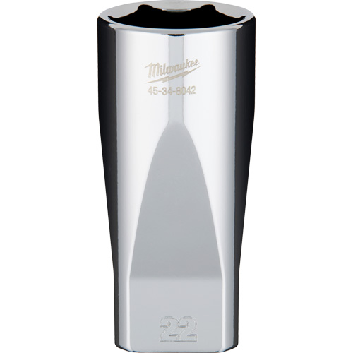 Metric Socket with Four Flat Sides, 22 mm, 3/8" Drive, 6 Points, Deep Equipment World