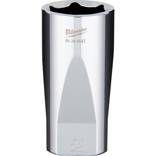 Metric Socket with Four Flat Sides, 23 mm, 3/8" Drive, 6 Points, Deep Equipment World