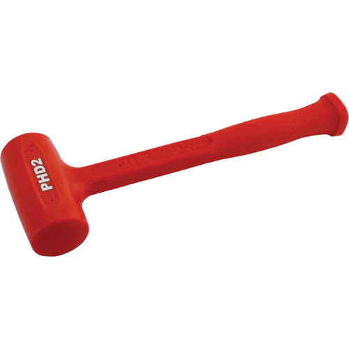 One-Piece Dead Blow Hammer, 1.6 lbs., Smooth Grip, 12-3/4" L Equipment World