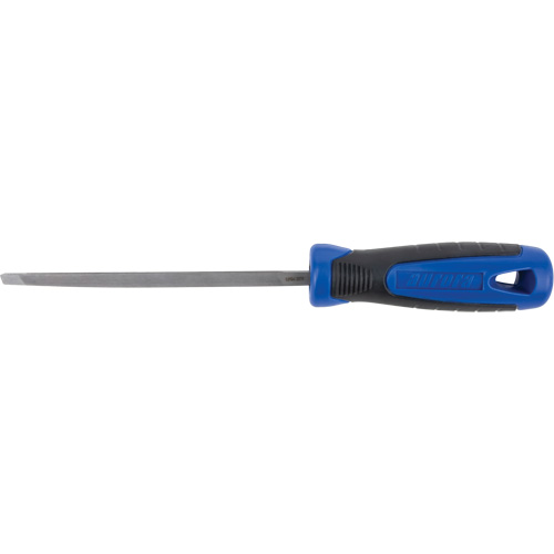Slim Taper File With Handle, Triangle, 6", Single Equipment World