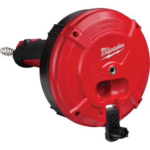 Trapsnake Auger with Cable Drive Automatic Feed & Retract, Powered, 25' Cable Length, 1/4" Cable Diameter Equipment World